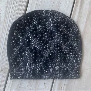 Regina | Accessories | Regina Beaded Black Bling Wool  display picture 3